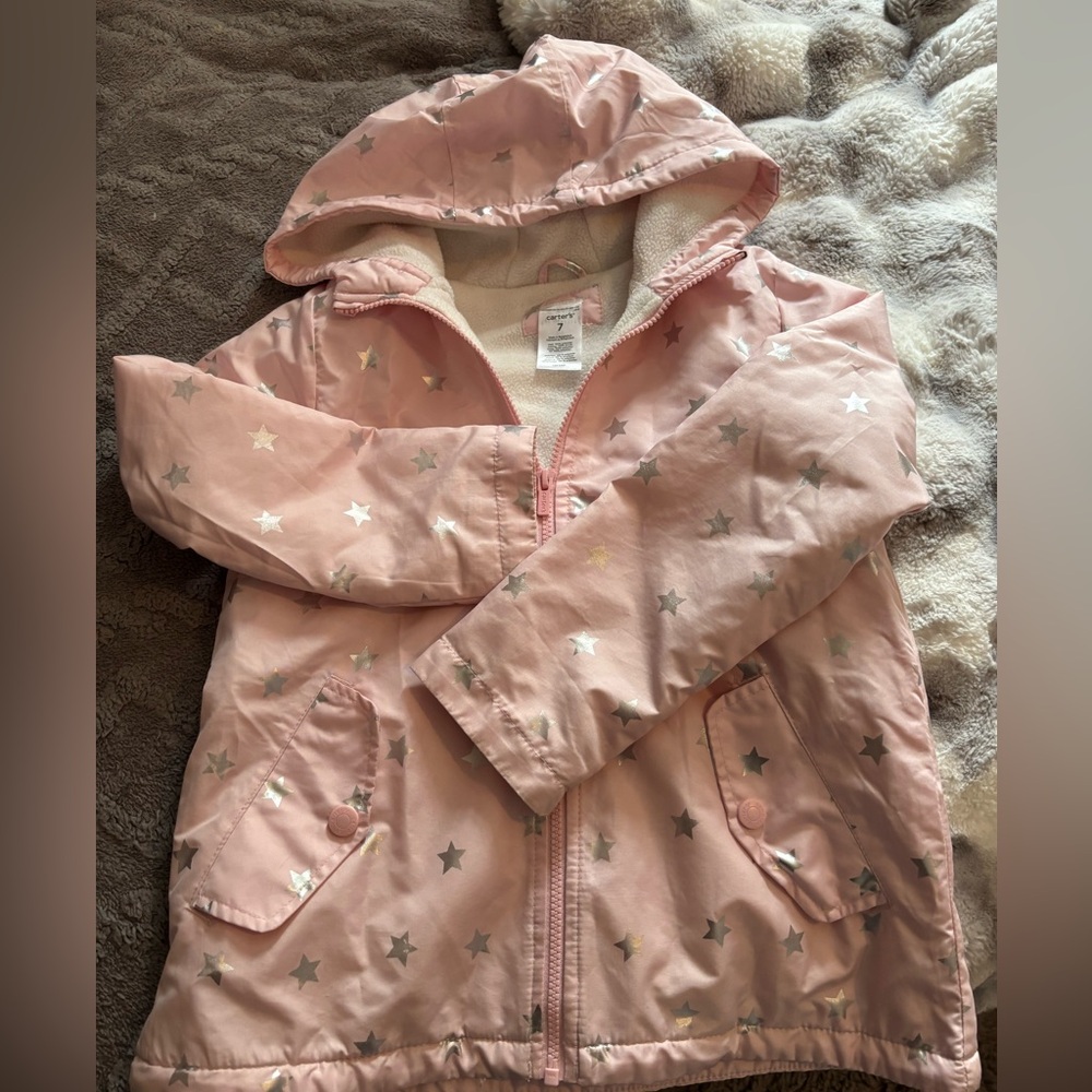 Carters Kids Spring/fall Fleece Lined Jacket, Size 7
